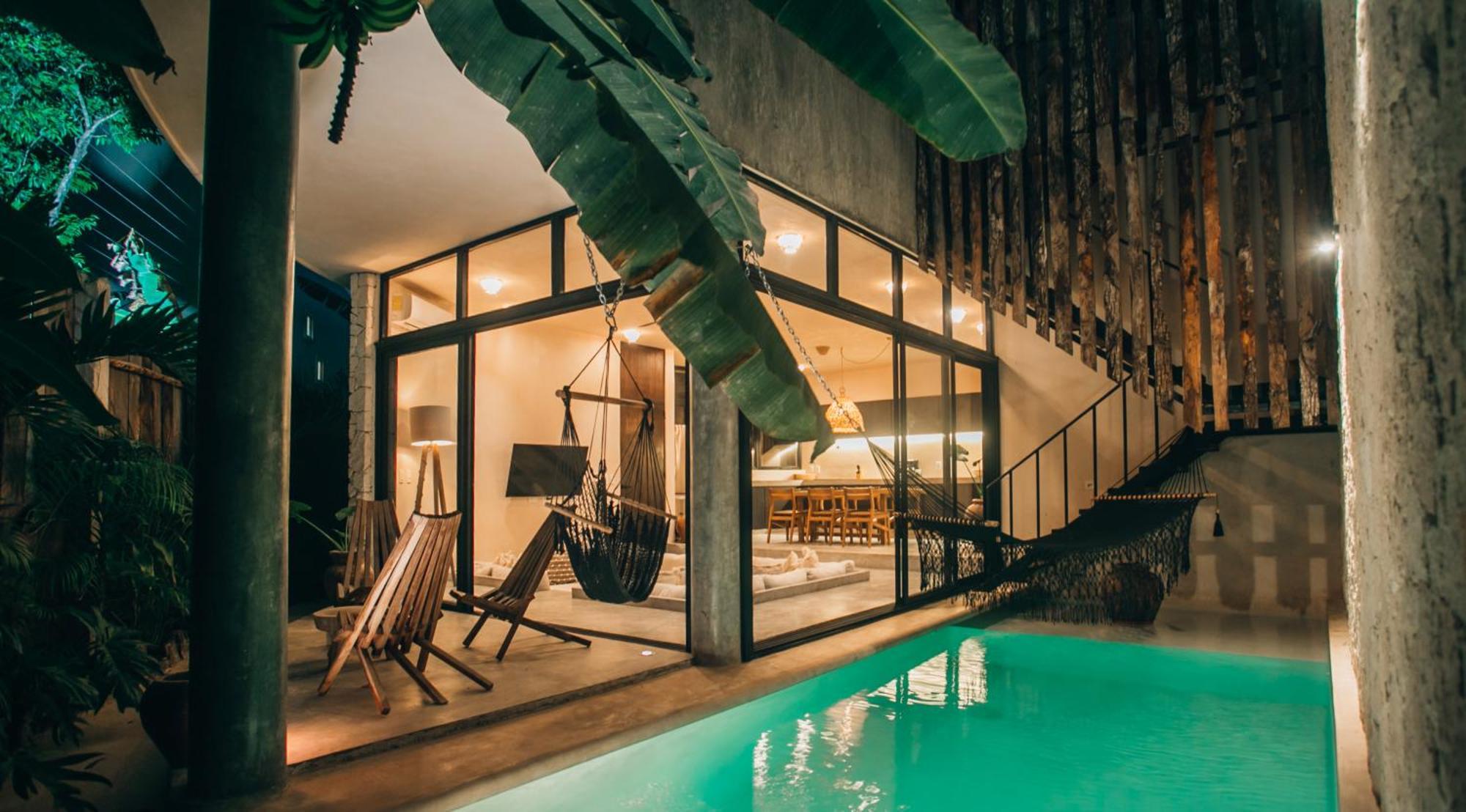 Jungle Rooftop Round Villa -Priv Pool-Bathtub 2A トゥルム エクステリア 写真