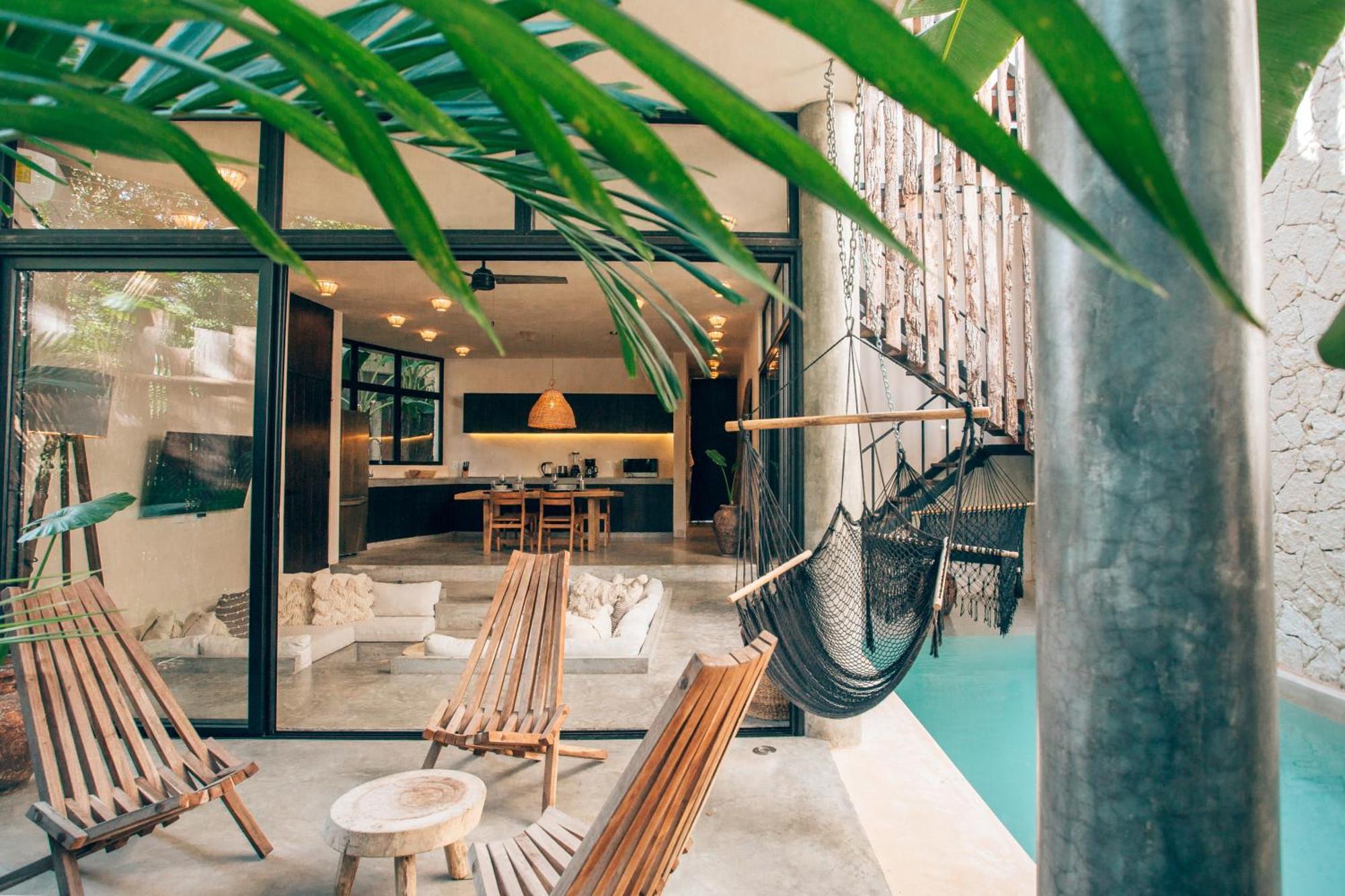 Jungle Rooftop Round Villa -Priv Pool-Bathtub 2A トゥルム エクステリア 写真