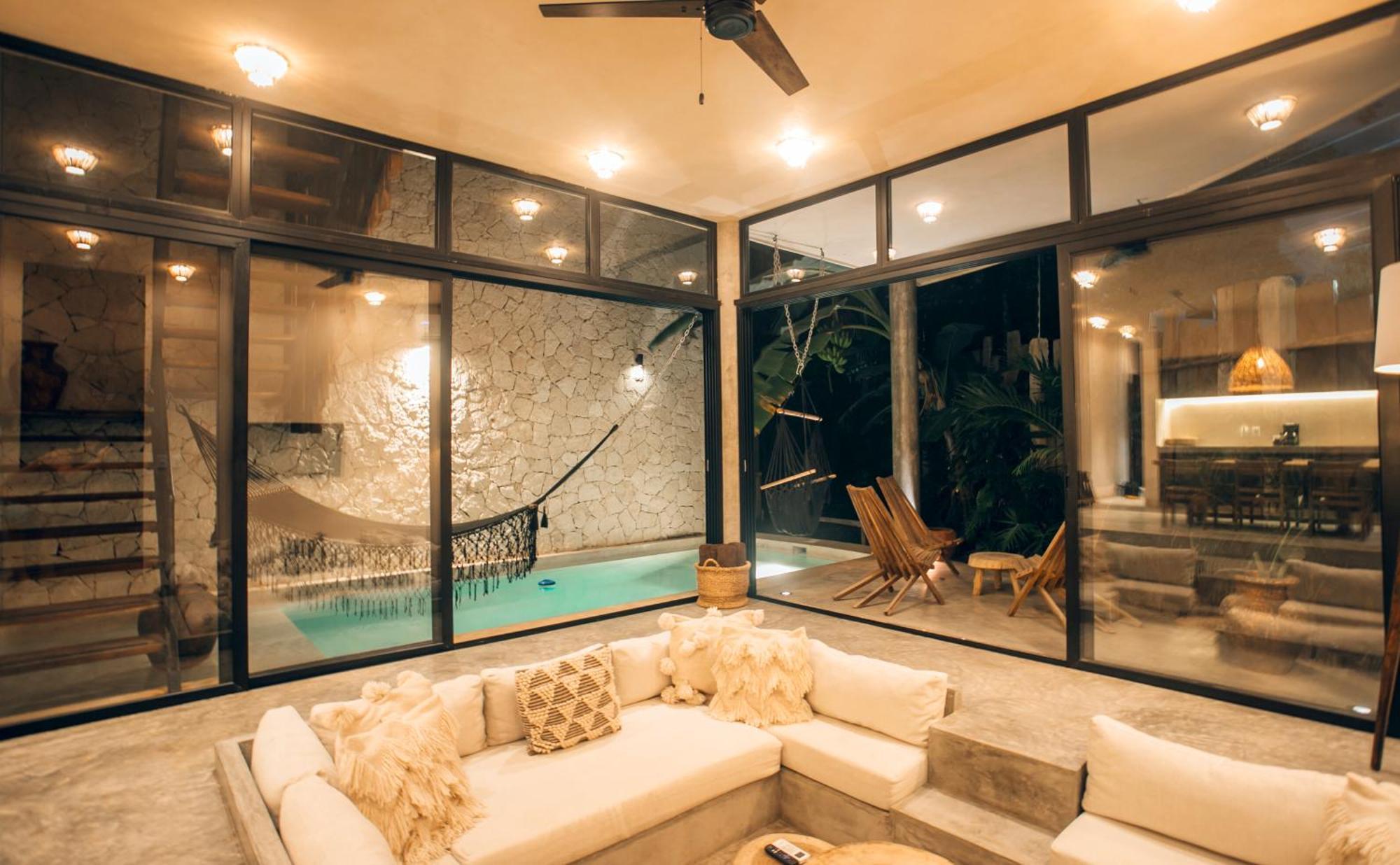 Jungle Rooftop Round Villa -Priv Pool-Bathtub 2A トゥルム エクステリア 写真