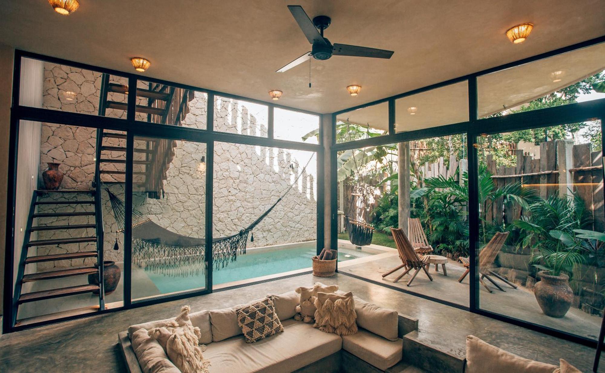 Jungle Rooftop Round Villa -Priv Pool-Bathtub 2A トゥルム エクステリア 写真