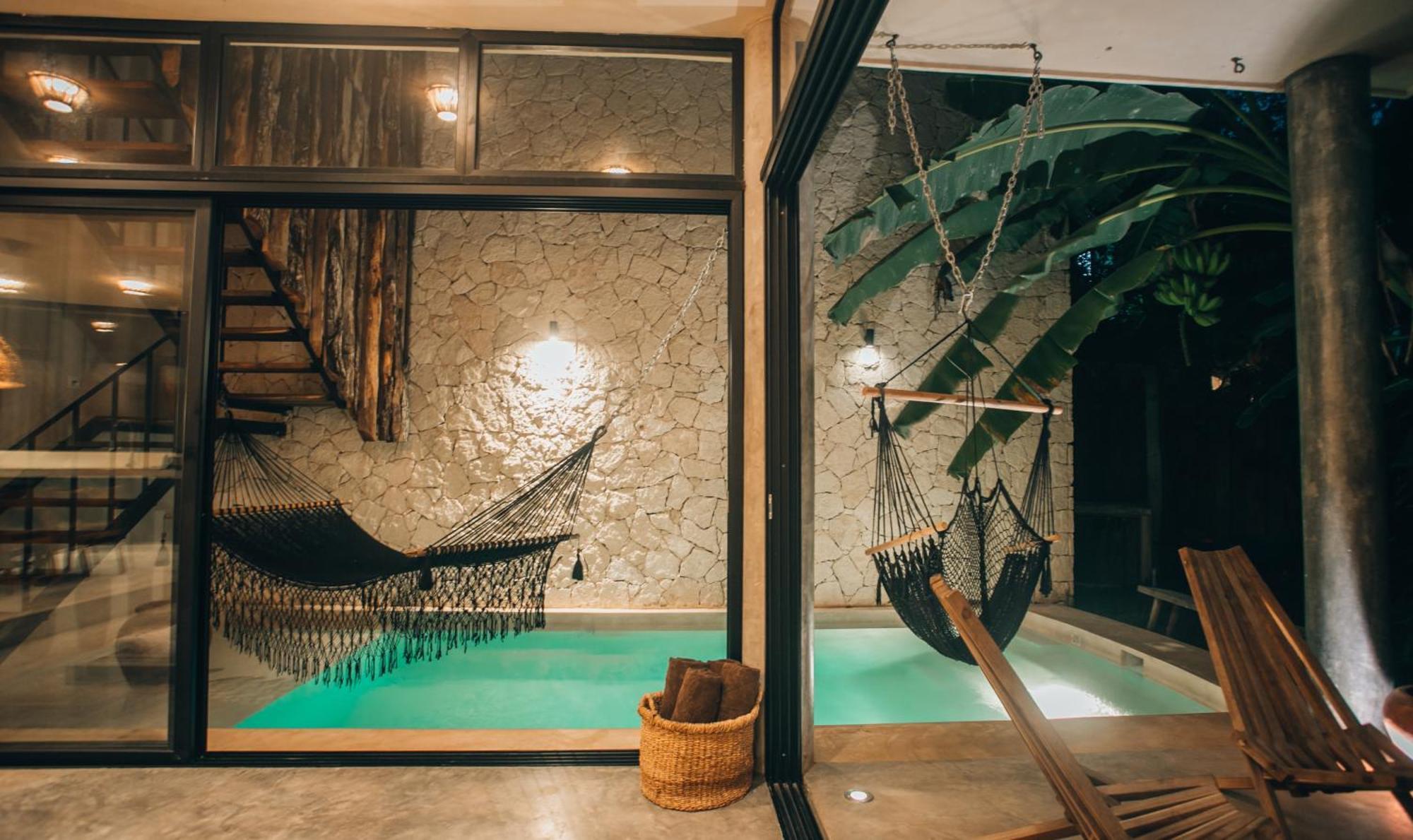 Jungle Rooftop Round Villa -Priv Pool-Bathtub 2A トゥルム エクステリア 写真