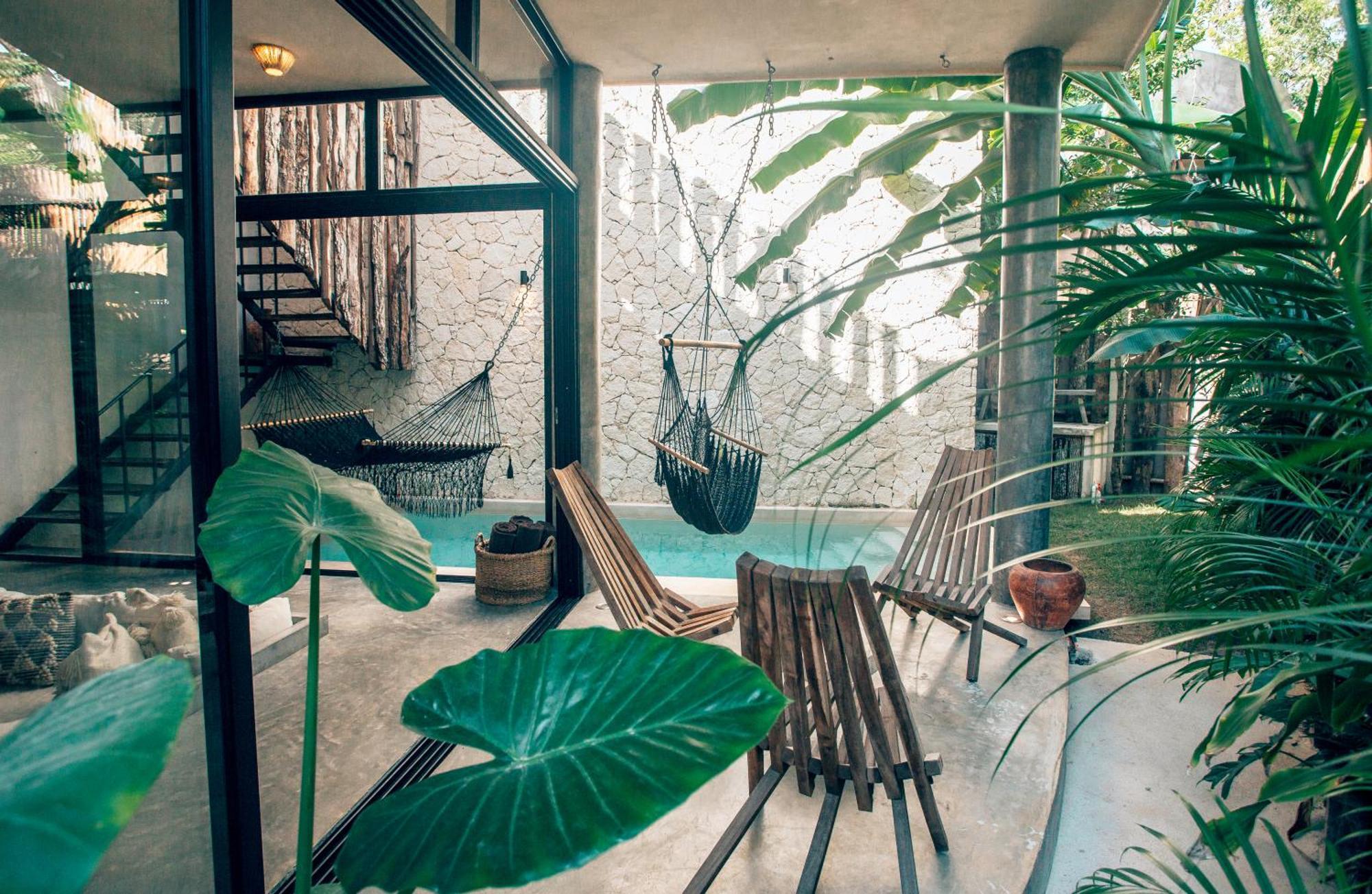 Jungle Rooftop Round Villa -Priv Pool-Bathtub 2A トゥルム エクステリア 写真