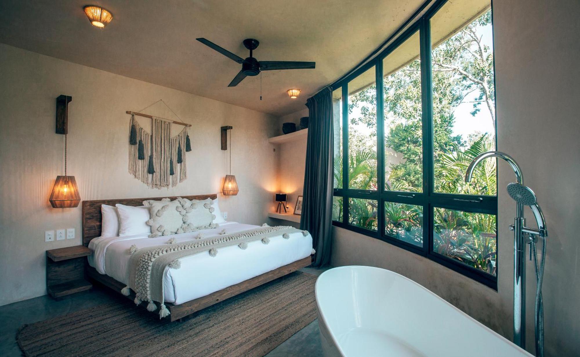 Jungle Rooftop Round Villa -Priv Pool-Bathtub 2A トゥルム エクステリア 写真