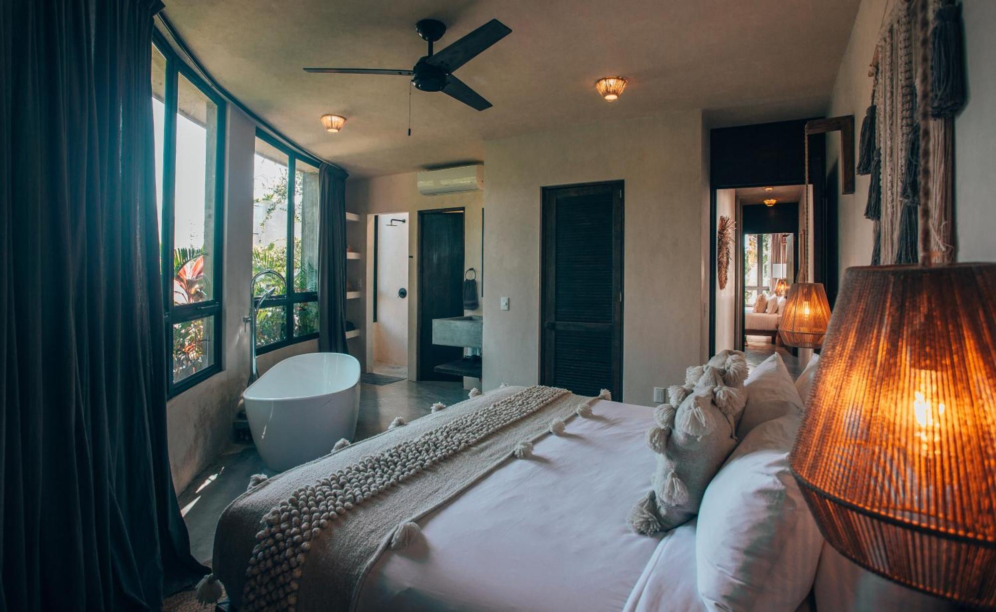 Jungle Rooftop Round Villa -Priv Pool-Bathtub 2A トゥルム エクステリア 写真