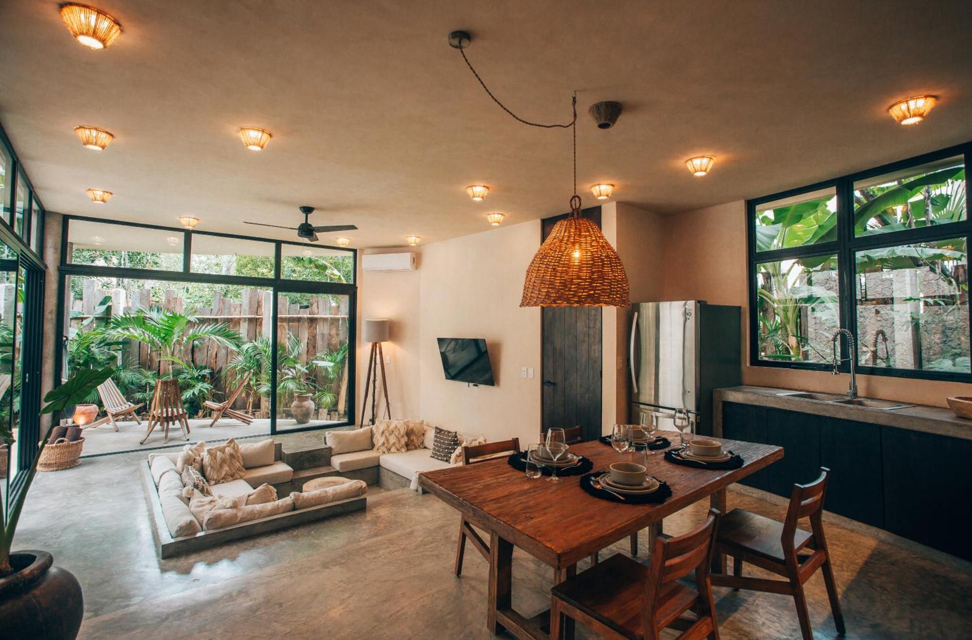Jungle Rooftop Round Villa -Priv Pool-Bathtub 2A トゥルム エクステリア 写真