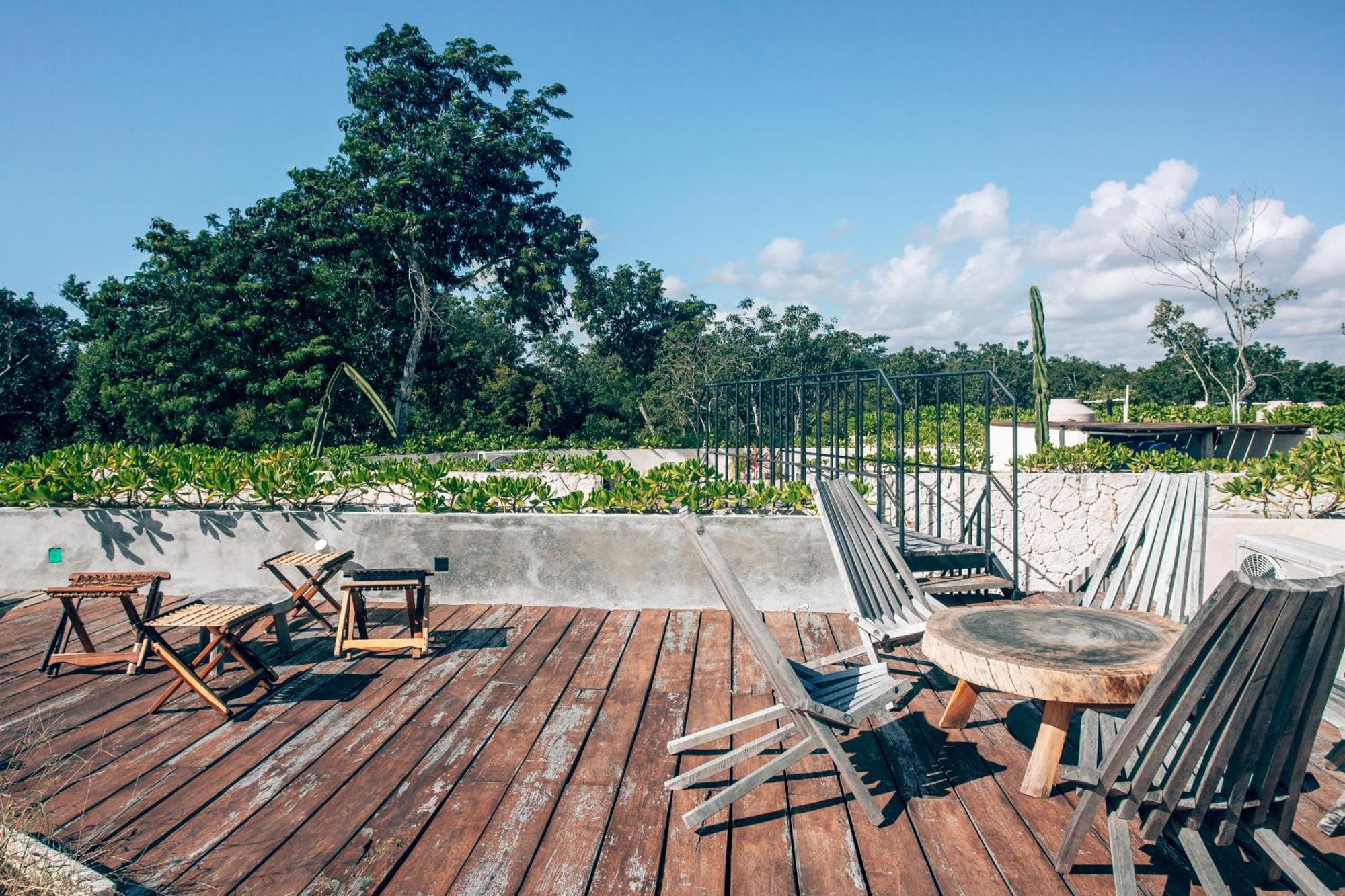 Jungle Rooftop Round Villa -Priv Pool-Bathtub 2A トゥルム エクステリア 写真