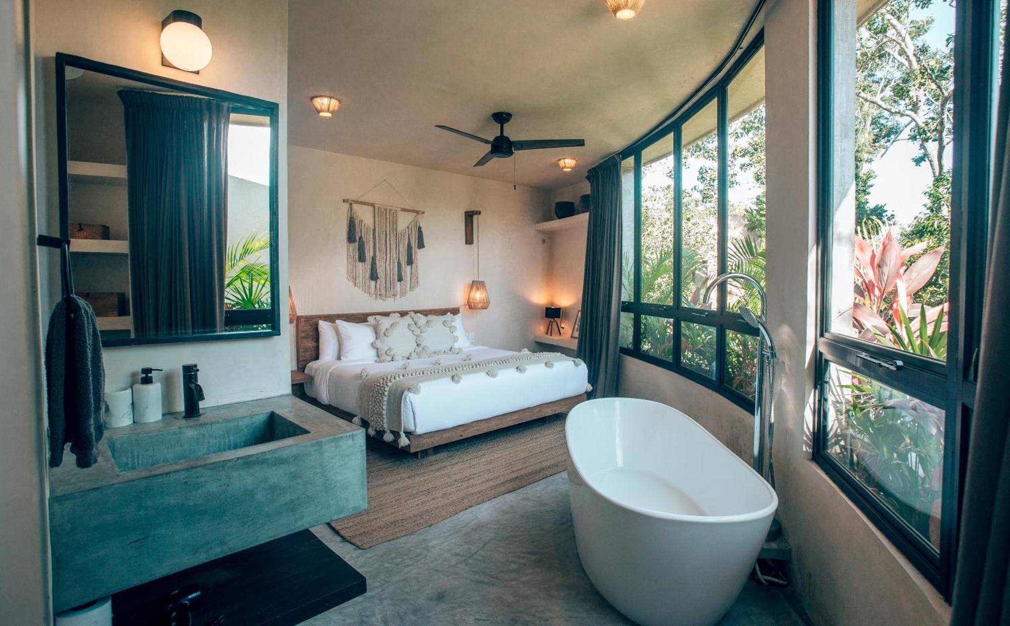 Jungle Rooftop Round Villa -Priv Pool-Bathtub 2A トゥルム エクステリア 写真
