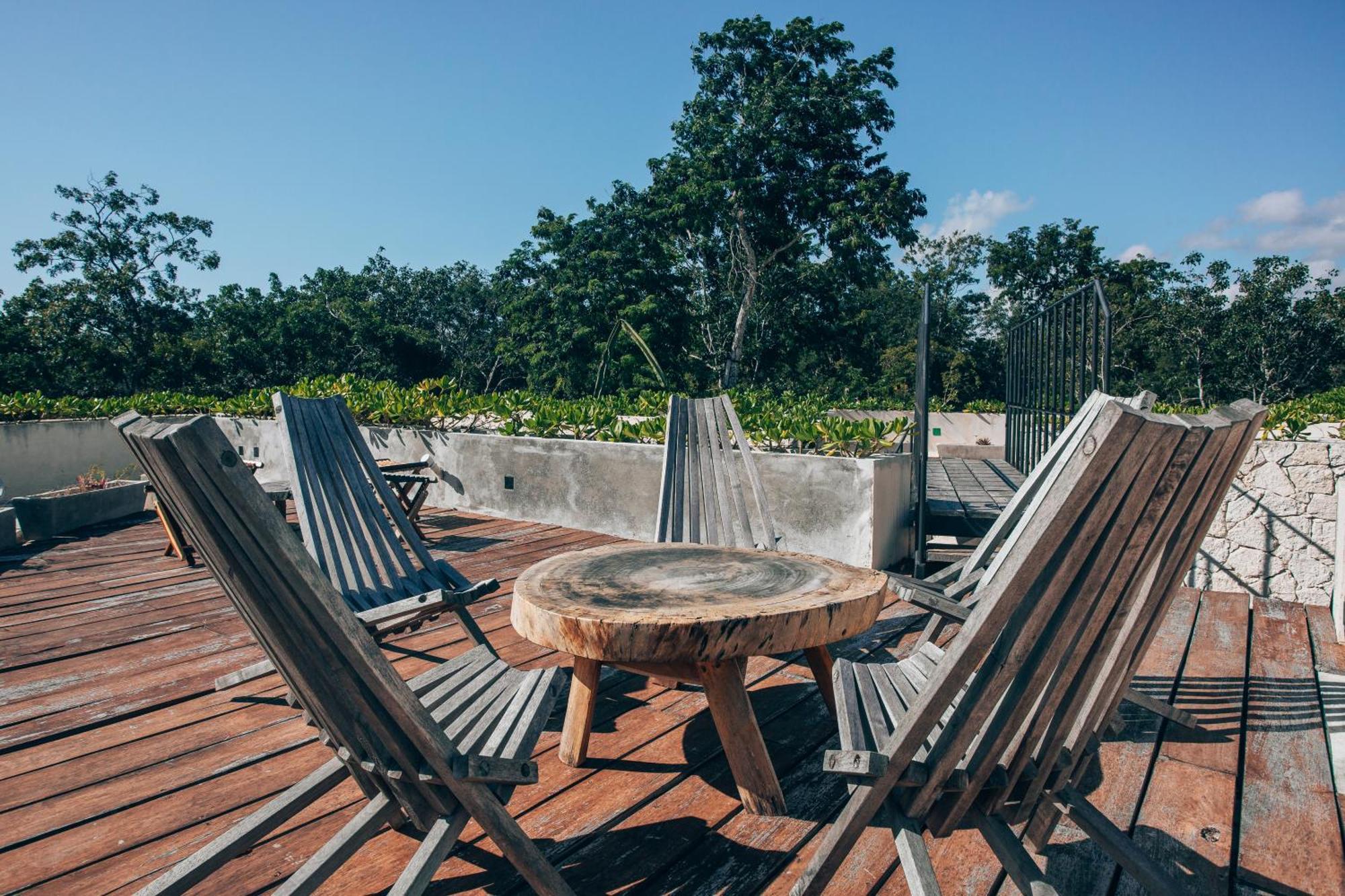 Jungle Rooftop Round Villa -Priv Pool-Bathtub 2A トゥルム エクステリア 写真